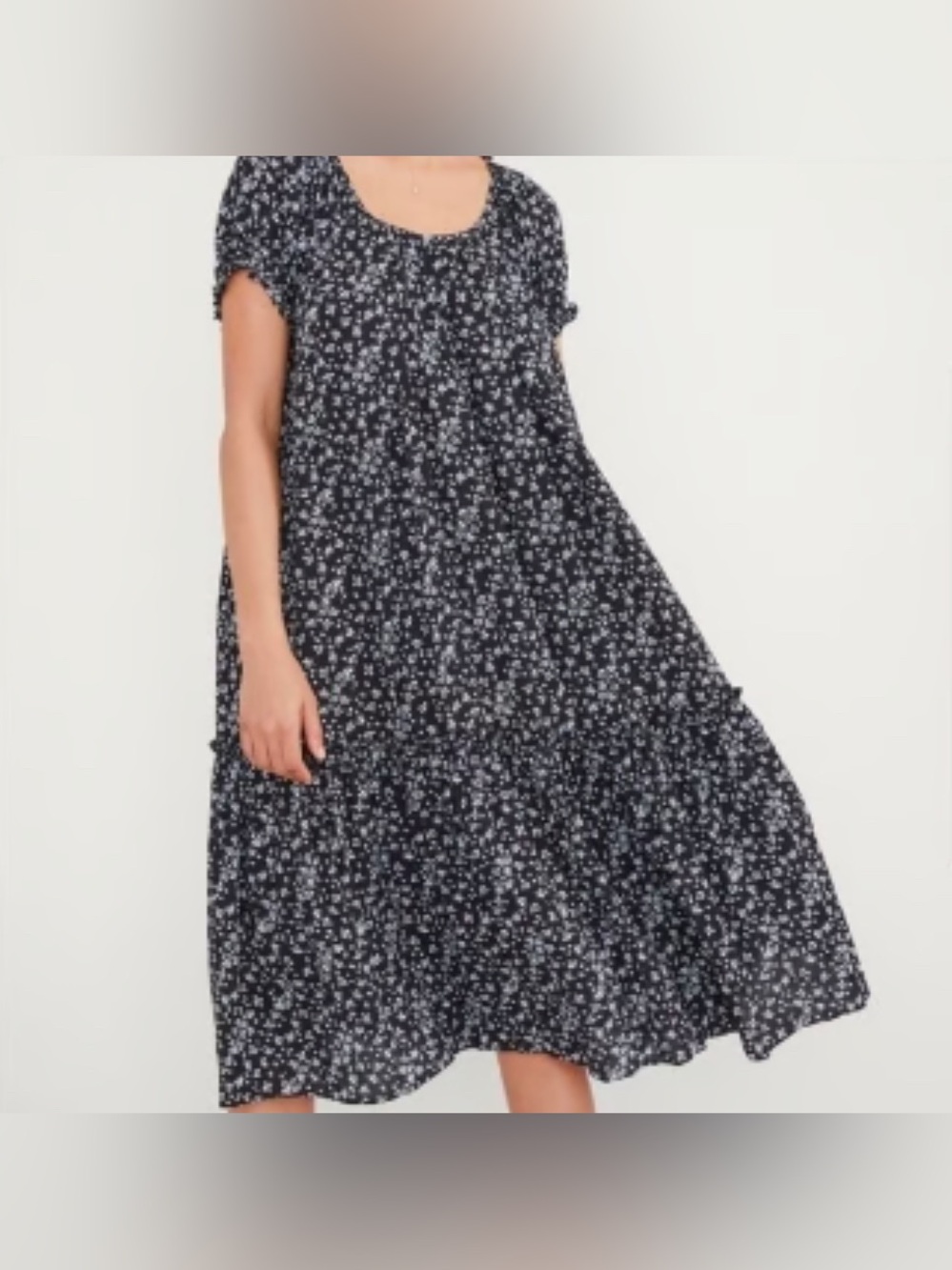 Hatch The Secret Nursing Dress Maternity ditsy floral midi dress size 1 small